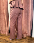 Pantalone Wide lìnum pant Silence Limited SLPA028